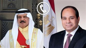  الرئيس السيسي يتلقى هاتفيا تهنئة الملك حمد بن عيسى ملك مملكة البحرين بمناسبة عيد الأضحى المبارك 
