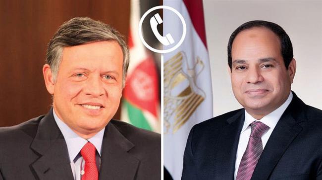 اتصال هاتفي بين الرئيس السيسي وملك الأردن للتهنئة بعيد الأضحى والتأكيد على تعزيز التنسيق الإقليمي