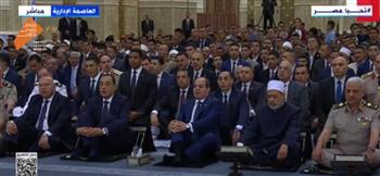 بث مباشر.. صلاة عيد الأضحى بحضور الرئيس السيسي