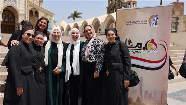 "قومي المرأة" ينظم لقاءاً تعريفياً بمبادرة "معاً بالوعي نحميها" بكاتدرائية الأقباط الأرثوذكس