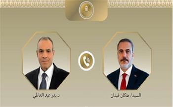 اتصال هاتفى بين وزير الخارجية ونظيره التركى 
