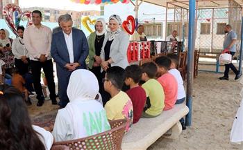محافظ الإسماعيلية يحتفل بعيد الأضحى مع الأطفال في إحدى دور الرعاية