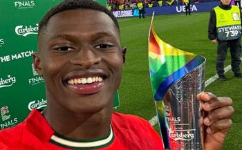 نونو مينديز رجل مباراة البرتغال وإسبانيا في نهائي دوري أمم أوروبا 