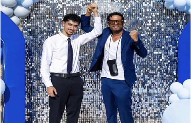 عمرو سعد يحتفل بتخرج نجله: مبروك يا صاحبى