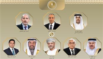 وزير الخارجية يبحث مع نظرائه في قطر والأردن والبحرين والجزائر وعُمان والكويت والمغرب تعزيز العمل العربي