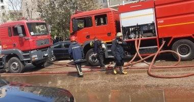 الحماية المدنية تنجح في السيطرة على حريق شقتين سكنيتين في الجيزة  