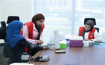 "الصحة" تنظم حملة لفحص الأمراض المزمنة للعاملين بالوزارة والحي الحكومي
