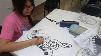 ورشة "الرسم" تضيء مركز رامتان الثقافي بمتحف طه حسين