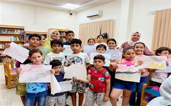 في قصر ثقافة شرم الشيخ.. استمرار ورشة الرسم بعنوان مصر في عيون أبناءنا
