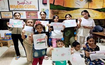 ثقافة نويبع تحتفي بثورة 23 يوليو بورش رسم للأطفال