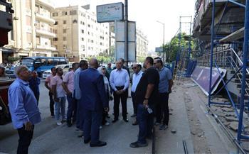 محافظ القاهرة يتفقد محيط سنترال رمسيس لمتابعة إعادة تأهيل المبنى