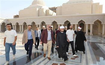 وزير الأوقاف يتفقد مسجد العلي العظيم بالقاهرة