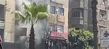 التحريات الأولية: عدم وجود شبهه جنائية في حريق بمحل وسيارة بشارع فيصل بالجيزة