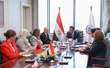 وزير الصحة يبحث مع سفير جمهورية ألبانيا بالقاهرة سبل تعزيز التعاون في القطاع الصحي