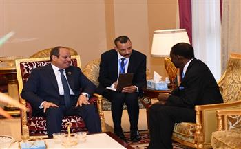  الرئيس السيسي ييبحث مع رئيس غينيا الاستوائية سبل تعزيز العلاقات في مختلف المجالات