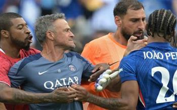 عقوبة محتملة على إنريكي بعد مشادته مع لاعب تشيلسي   