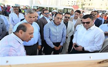 رئيس الوزراء يتفقد مشروع إنشاء محور السادات "كوبري 45" بالإسكندرية