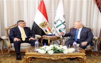 محافظ الجيزة يزور رئيس مجلس الدولة لتهنئته بتوليه رئاسة المجلس