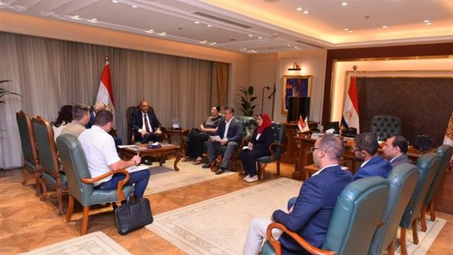 وزير العمل يستقبل وفدًا من شركة " تيتان تو هولدينج" الروسية العاملة في مشروع الضبعة النووية"