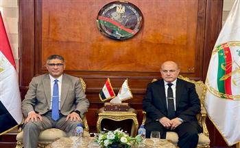 رئيس النيابة الإدارية يستقبل محافظ الجيزة لتهنئته بمنصبه الجديد