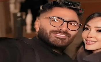بسمة  تهنئ تامر حسني على ألبومه الجديد