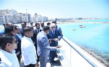 مستشار رئيس الجمهورية يتفقد عددا من المشروعات التنموية والخدمية بمطروح