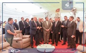 افتتاح معرض "صنع في دمياط" في دورته الأولى بالإسكندرية