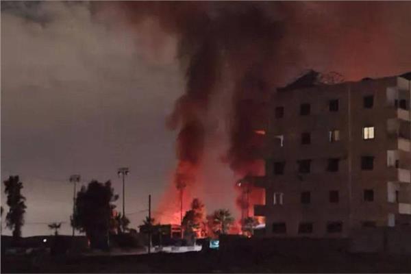 طيران الاحتلال الإسرائيلي يستهدف محيط مدينة قطنا بريف دمشق