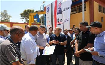 محافظ الجيزة يطلق التشغيل التجريبي لـ 3 محطات صرف صحي بالصف ضمن مشروعات "حياة كريمة"