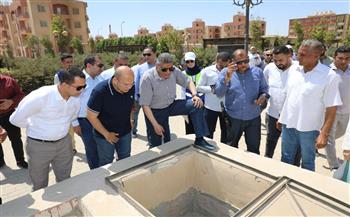 محافظ الجيزة يتفقد مشروع إسكان "الديسمي" لتسكين متضرري السيول ضمن مبادرة "حياة كريمة"