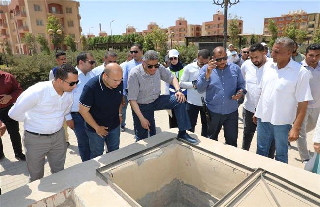 محافظ الجيزة يتفقد مشروع إسكان "الديسمي" لتسكين متضرري السيول ضمن مبادرة "حياة كريمة"