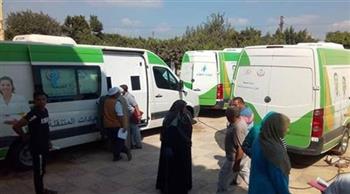 فحص 1502 مريض في قافلة طبية بمركز الواسطى ببني سويف ضمن "حياة كريمة"