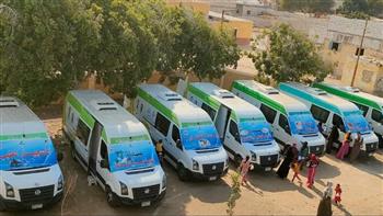 مبادرة «حياة كريمة» تُجري الكشف الطبي على 1298 مواطنًا بالمنيا