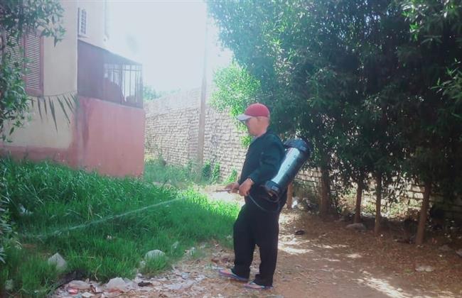 سكرتير عام مساعد بني سويف يتابع أعمال مكافحة ناقلات الأمراض بمساكن أبو سليم
