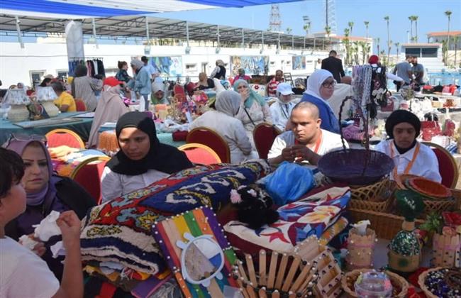معرض لمنتجات الأشخاص ذوي الإعاقة بنادي طلائع الأسطول بالإسكندرية  