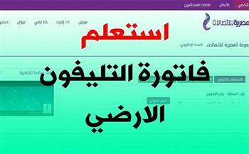 تعرف على طرق الاستعلام عن فاتورة التليفون الأرضي
