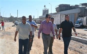 رئيس جهاز مدينة العاشر من رمضان يتفقد محطة معالجة الصرف الصناعي الجديدة