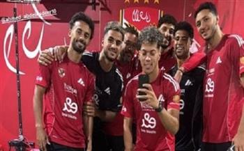 وسام أبو علي وعبد القادر يظهران بمران المستبعدين في الأهلي بصحبة إمام عاشور