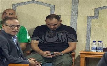 أحمد عيد عبد الملك يشارك في عزاء ميمي عبد الرازق