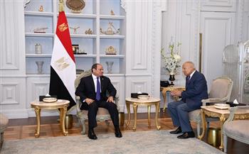 الرئيس السيسي يستقبل أمين عام جامعة الدول العربية لبحث مستجدات الأزمات والقضايا العربية