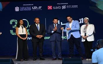 وزير الرياضة يشهد وقائع المؤتمر الصحفي للإعلان عن "30 يوم تحدي" وماراثون العلمين