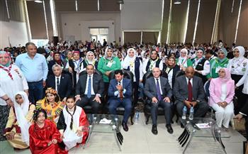 وزيرا الشباب والشؤون النيابية يشهدان احتفالية "100 عام مرشدات في حب الوطن"