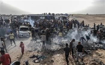 استشهاد 14 فلسطينيا في قصف إسرائيلي استهدف خيام النازحين بمخيم الشاطئ غربي غزة