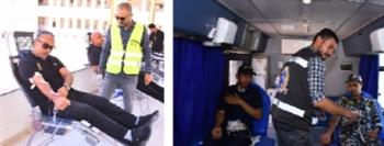 مديرية أمن أسيوط تنظم حملة للتبرع بالدم لصالح المرضى والمصابين