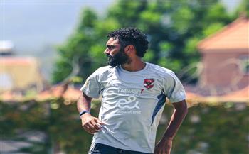 حسين الشحات يبدأ المشاركة في التدريبات الجماعية للأهلي