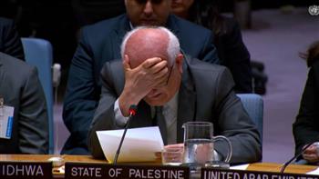 مندوب فلسطين بالأمم المتحدة للمجتمع الدولي: "هل أرواح الفلسطينيين لا تستحق الإنقاذ"