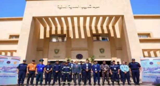 الداخلية تنظم دورة تدريبية عن الغوص والإنقاذ النهرى بالنتسيق مع المنظمة الدوليه ICDO 