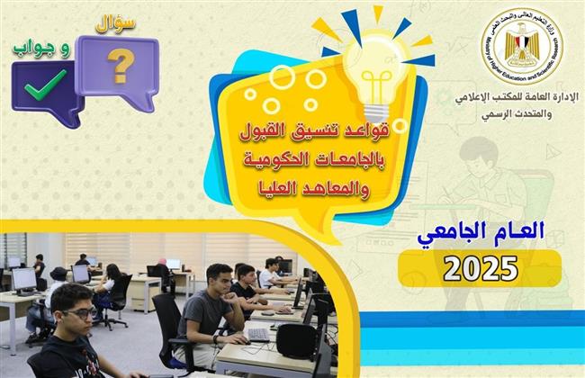 كل ما تريد معرفته.. "التعليم العالي" تصدر الدليل الإرشادي لتنسيق الجامعات الحكومية