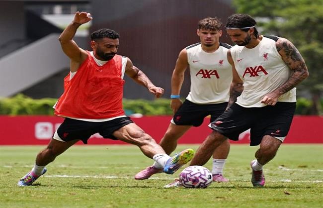 محمد صلاح يواصل استعداداته مع ليفربول للقاء ميلان الودي