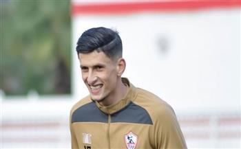 صلاح مصدق يؤدي تدريبات تأهيلية على هامش مباراة الزمالك ووادي دجلة